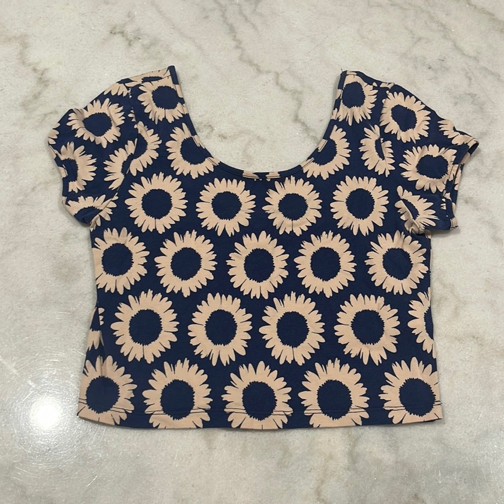 Sunflower Crop Top